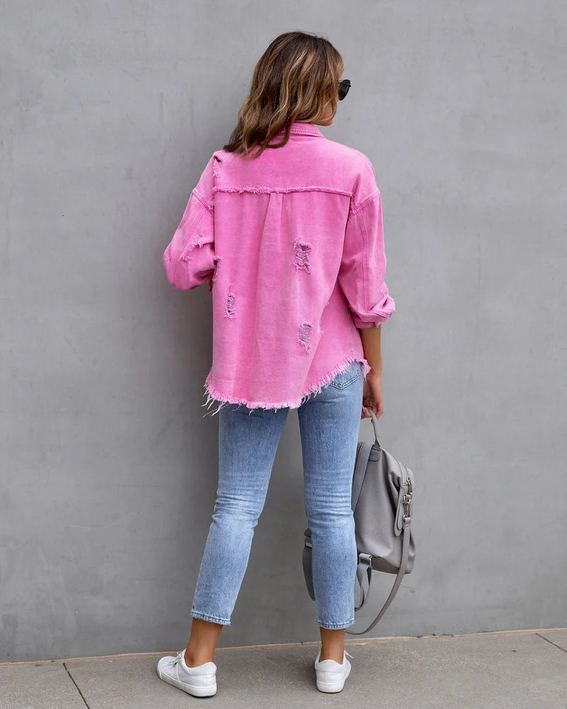 Lyvianne – Oversized Denim jacket
