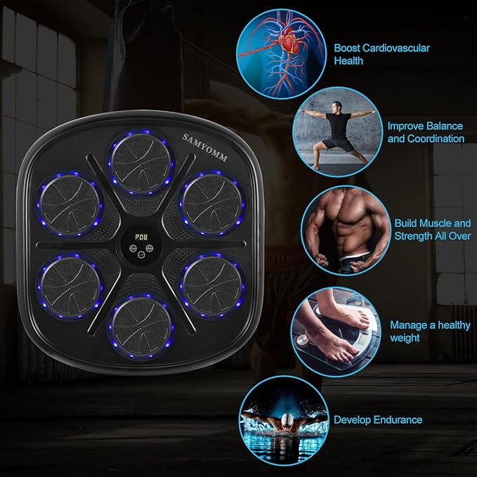 CoreRhythm Punch Pro | Inteligentny trener boksu z integracją aplikacji Bluetooth i immersyjnymi rytmami