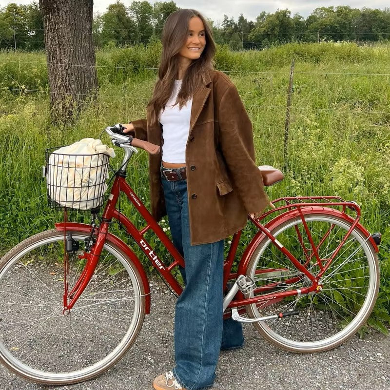 Kurtka Jenny – casualowa skórzana kurtka łącząca styl i wygodę