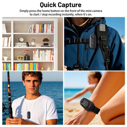 CaptureLite Cam™ – Ultra lekka kamera sportowa 4K do nagrywania bez użycia rąk